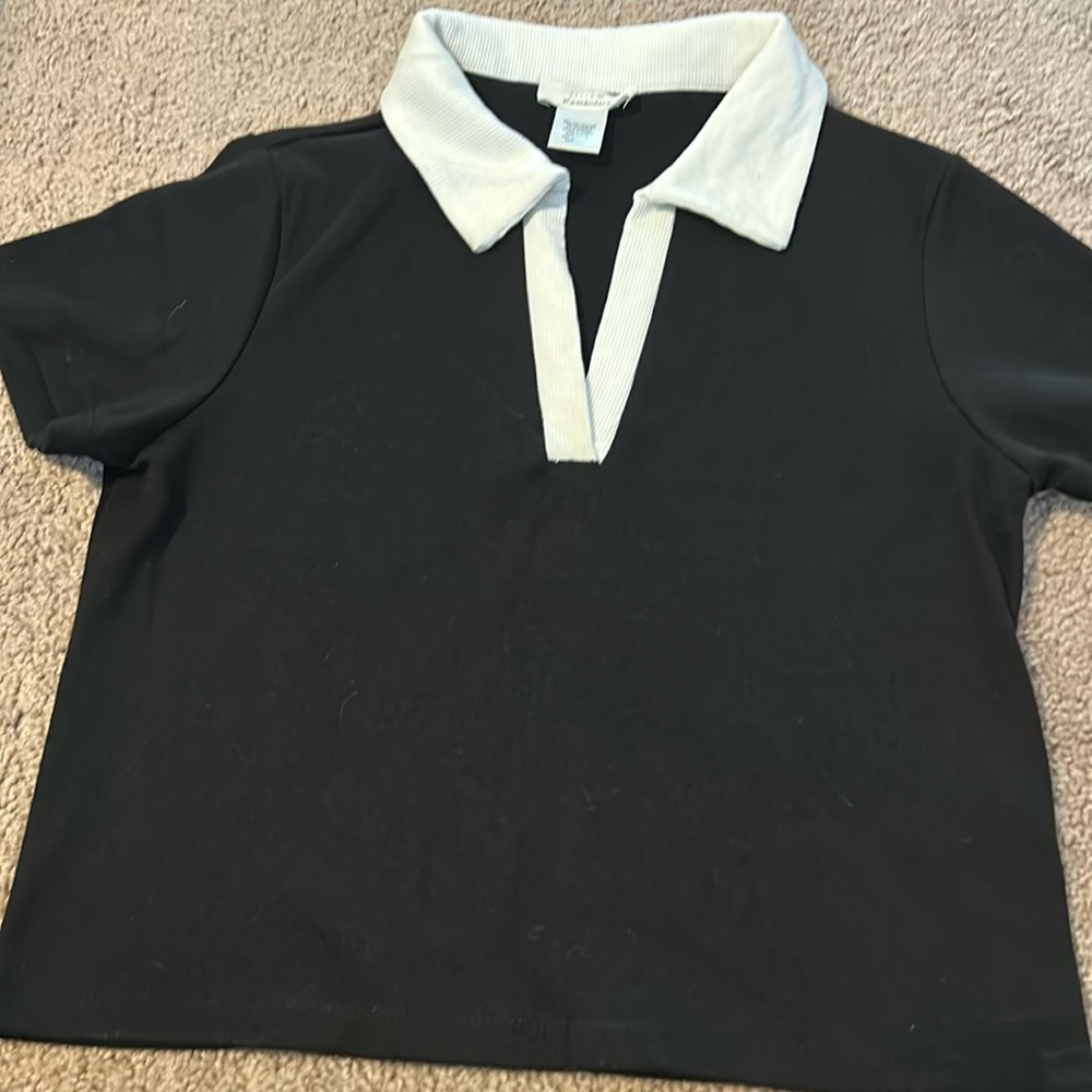 Urban Romantics Black Shirt With White Color